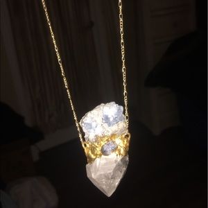Clear Crystal Quartz necklace